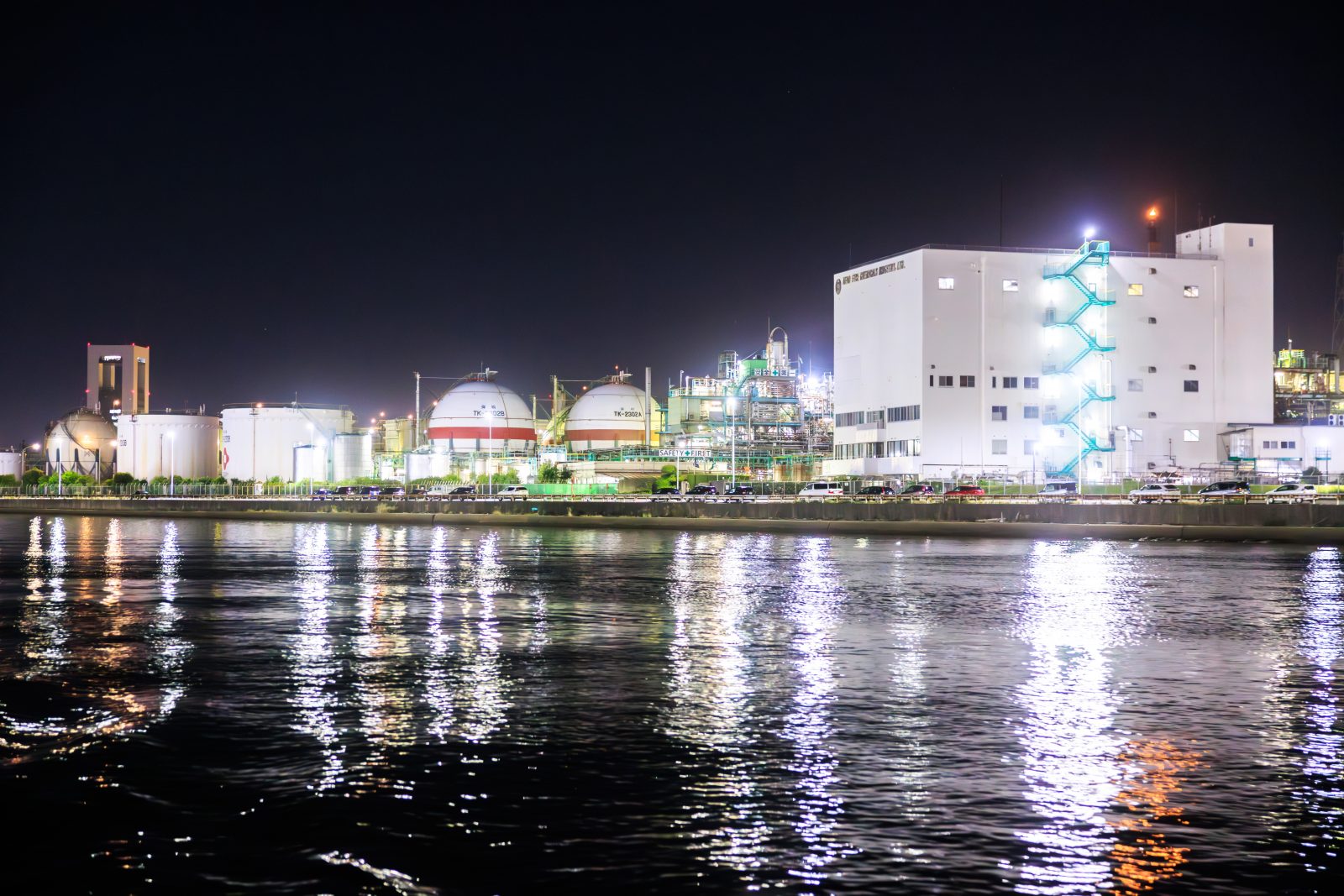 四日市コンビナート夜景