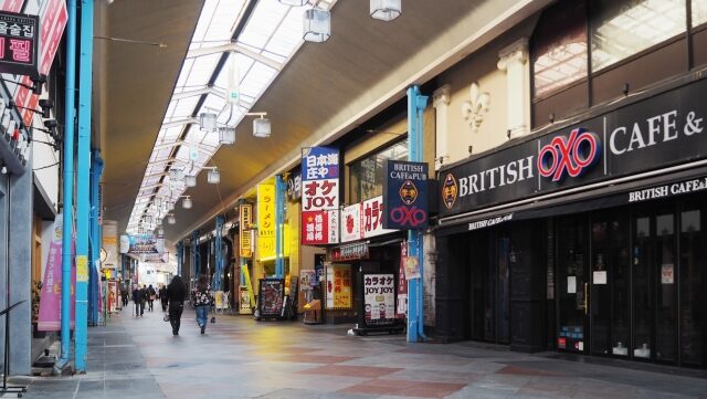 四日市の商店街