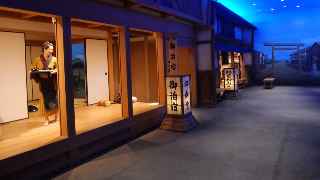 四日市市立博物館の常設展「時空街道」