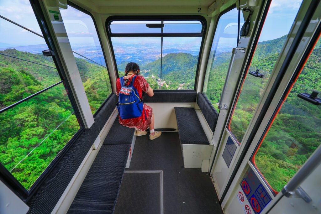 湯の山温泉のロープウェイ
