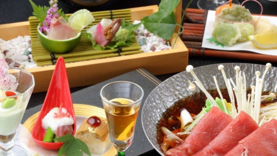 鹿の湯ホテル「季節の健康美食G【1人鍋付】」