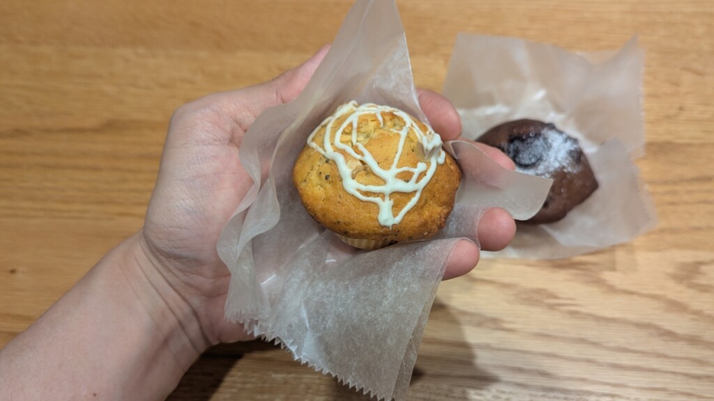 ちょびころマフィンのサイズ感